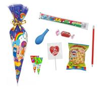 Bolsas Cono con Golosinas 35 Unidades - Chuches para Cumpleaños y Fiestas