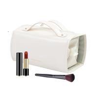 Bolsas cosméticas - de Maquillaje | Travel Toiletry Bag | Portable Cosmetic Bags with Removable Clear Multi Compartments | PU Leather Travel Beauty Essentials Pouch | Traveling Make Up Brush