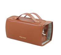 Bolsas cosméticas - de Maquillaje | Travel Toiletry Bag | Portable Cosmetic Bags with Removable Clear Multi Compartments | PU Leather Travel Beauty Essentials Pouch | Traveling Make Up Brush