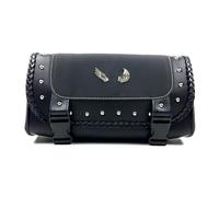 Bolsas Cuero y alforjas Alforja Universal Motocicleta para Sportster para XL883 para XL1200 Bolsa Lateral Equipaje Bolsa Herramientas Almacenamiento, Bolsa Lateral Colgar Bolsa Horquilla Delantera(B)