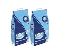 Bolsas de 20L de arena para gatos Catsan; arena sanitaria para gato higiénica (2 unidades)
