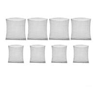 Bolsas de acero inoxidable para protección de raíces de plantas, 23 x 25 cm + 35 x 35 cm, 8 unidades, para flores de jardín, verduras, rosas, tomates, pimientos, malla resistente al óxido para uso en