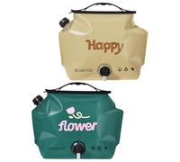 Bolsas de Agua para Acampar | Contenedor de Agua portátil 8 litros | 2 Bolsillos Plegables Lavables Ligeros Gran Apertura para hidratación Mochila Camping Kayak