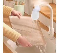 Bolsas de algodón con filtro de grifo con correa a prueba de salpicaduras | Bolsa de filtro para grifo de fregadero de cocina para baño, jardinería, riego, restaurante, dormitorio hotel