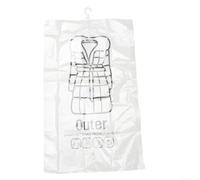 Bolsas de almacenamiento al vacío para uso doméstico con sistema de válvula de aire para una compresión rápida y eficiente para la utilización del espacio (L)