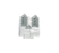 Bolsas de almacenamiento colgantes Monaco, paquete de 15, 10 x 12,5 pulgadas, bolsas de pl stico transparente para uso en aulas, bibliotecas y fa