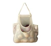 Bolsas de almacenamiento de cebolla de malla, bolsa reutilizable de montaje en pared, bolsas de cebolla de malla para colgar, bolsas de malla para almacenamiento de patatas, bolsa organizadora de