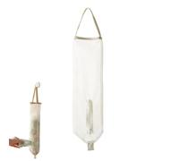 Bolsas de almacenamiento de cebolla de malla, dispensador de bolsas de basura reutilizables para montaje en pared, organización de cocina, aberturas de fácil acceso, en 2 tamaños diferentes