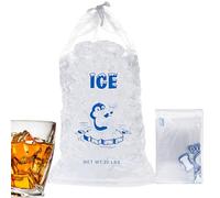 Bolsas De Almacenamiento De Hielo - Bolsas De Almacenamiento De Hielo Reutilizables con Cordón Deslizante para Congelador - Bolsillos Organización Congelación Portátil para Restaurante