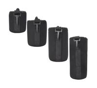 Bolsas de Almacenamiento de Lentes de Cámara Elásticas de Neopreno, Forro Suave Protector Portátil, 4 Uds., para Fotógrafos DSLR, Negro, S, M, L, XL
