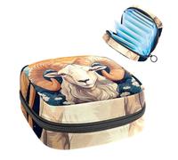 Bolsas de almacenamiento de servilletas sanitarias para mujer, bolsa de almohadilla menstrual, bolsa de almohadilla menstrual de gran capacidad, constelación Aries-1082, bolsas para el período