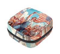 Bolsas de almacenamiento de servilletas sanitarias para mujer, bolsa de almohadilla menstrual de gran capacidad, Día del Trabajo-1588, bolsas para el período menstrual, bolsa de almacenamiento de