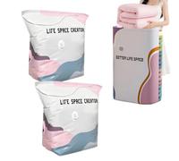 Bolsas de almacenamiento de vacío de 3 unidades - Bolsas de compresión sin | P PE Storage Organizers 100x80x38cm | Reusable Vacuum Bags For Clothes, Pillows, Duvets, Blankets And Bedding