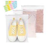 Bolsas De Almacenamiento De Viaje 30Pcs Bolsa Con Cremallera Reutilizable 40x30cm Bolsas Zip Organizador Bolsas Guardar Ropa Para Guardar Ropa Zapatos Cosméticos Ropa Interior