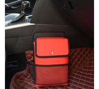 Bolsas De Almacenamiento El Coche para VW Passat B8 Valiant 2015-2023 2024, Cajas Zapatos Papeleras OrganizacióN Mano Guardar Resistentes ArañAzos Accesorios,Red