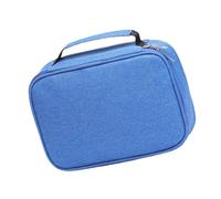 Bolsas de almacenamiento para lápices de alta capacidad con capacidad para 72 bolígrafos de colores o gel, multifuncional, con cremallera, estuche para lápices de artista, Blue