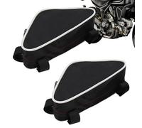 Bolsas de almacenamiento para motocicletas, Bolsa trasera para motocicletas, Bolsa para portaequipajes con almacenamiento lateral para herramientas, Bolsa para cuadro de motocicleta, paquete de almace