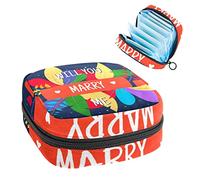 Bolsas de almacenamiento para servilletas sanitarias, bolsas de copa menstrual, románticas, propuesta de compromiso, casarse conmigo, bolsas de almacenamiento portátiles para niñas y mujeres