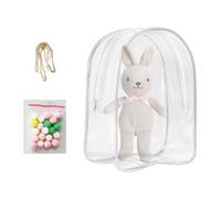 Bolsas de almacenamiento transparentes para muñecas de | Bolso bandolera para niñas para muñecas de - Bolsa de recogida antipolvo para muñecas para desplazamientos diarios, viajes de fin de semana