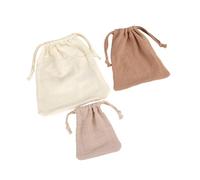 Bolsas de almacenamiento transpirables para bebés, organizadores de tela lavable, cierre elástico, bolsas de algodón para guardería, viajes y solución de almacenamiento multiusos activa para guardería