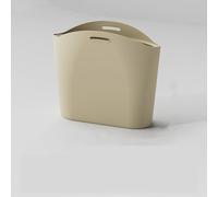 Bolsas De Almacenamiento Universales para Tesla Model 3 2024, Impermeable Papeleras Coche PortáTil Cubo Basura Organizador Bote Accesorios,Beige