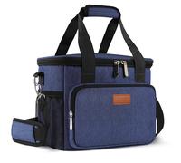 Bolsas de almuerzo Femuar para mujer/hombre, t rmicas, para el trabajo, la oficina, picnic, grandes, a prueba de fugas, con correa ajustable para