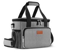 Bolsas de almuerzo Femuar para mujer/hombre, t rmicas, para el trabajo, la oficina, picnic, grandes, a prueba de fugas, con correa ajustable para