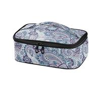 Bolsas de almuerzo pequeñas con estampado de cachemira, anacardos, flores y jamón, para mujer, hielera térmica, para viajes, estilo étnico