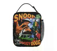 Bolsas de almuerzo térmicas i188 Snoop Dogg estilo pirata vintage, caja de comida portátil de rap retro
