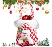 Bolsas De Aperitivos Navideños,Decoración Del Hogar Reutilizable De Papá Noel Con Asa - Bolsas De Adviento Navideñas,Para Niños Adultos Familia Amigos Cumpleaños Acción De Gracias Año Nuevo Boda