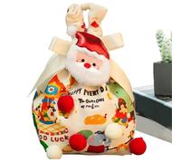 Bolsas De Aperitivos Para La Navidad - Detalles para Fiestas Bolsa de Envoltura | Bolsas Navideñas para Golosinas | para Chocolates, Nueces, Gominolas, Juguetes Pequeños, Piruletas, Galletas