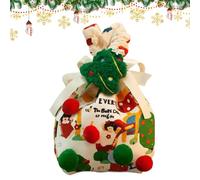 Bolsas De Aperitivos Para La Navidad - Detalles para Fiestas Bolsa de Envoltura - Bolsas Navideñas para Golosinas - para Chocolates, Nueces, Gominolas, Juguetes Pequeños, Piruletas,