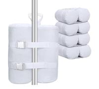 Bolsas de arena blancas extragrandes de 240 libras para tienda de campaña desplegable con toldo, 1680D resistentes, bolsas de arena perfectamente combinadas con tiendas de campaña desplegables blancas
