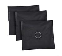 Bolsas de arena de lona resistentes, paquete de 3, base de peso recargable para banderas de plumas Swooper, postes, tiendas de campaña y sombrillas, ancla estable al aire libre, 18 x 19 pulgadas
