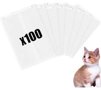 Bolsas de arena para gatos PetSnowy SNOW+, 100 bolsas de basura autosellantes para caja de arena automática para gatos (100 unidades)