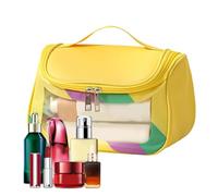 Bolsas De Aseo Transparentes para Viajar - Bolsa De Viaje para El Cuidado De La Piel - Bolsa de cosméticos Bolsa de Aseo Transparente Impermeable - Bolsa de cosméticos de Viaje, Estuche de Maquillaje