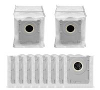 Bolsas de aspiradora compatibles con ECOVACS para Deebot para mini robot aspirador con sistema de filtración eficiente para capturar partículas finas de polvo (paquete de 10)