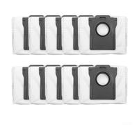 Bolsas de aspiradora de filtración mejoradas para robot aspirador Conga X70 de For Cecotec para soportar el funcionamiento continuo en espacios de vida (paquete de 10)
