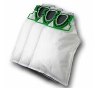 Bolsas de aspiradora de microfibra compatibles con Vorwerk Kobold VK 200 FP 200-6 unidades, 5 capas, aptas para alérgicos, calidad Premuim