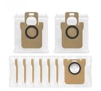 Bolsas de aspiradora diseñadas para Xiaomi Robot Vacuum 5 y para Mijia Robot Vacuum para 5C con integridad de sellado mejorada y gestión eficiente del flujo de aire (paquete de 10)