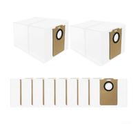 Bolsas de aspiradora MONSGA para MV3 compatibles con filtración de fibra fundida, tela no tejida, bolsas de polvo autovaciadas de gran capacidad, paquete de 4/10 (paquete de 10)