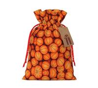 Bolsas de baloncesto con estampado naranja para artículos festivos y elegantes, reutilizables para todas tus necesidades de regalo para cada ocasión