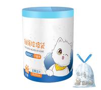 Bolsas de Basura | 100 Unidades De Fundas Gruesas Impermeables Para Residuos Sin Olor | De Cierre Con Cordón Para Fundas De Residuos,Para Exteriores Baño Césped Jardín Patio Desechos Coche Hogar Casa