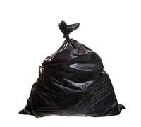 Bolsas de basura (500 unidades, 60 litros, 60 x 70 cm), color negro