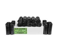 Bolsas de basura Aluf Plastics de 7 a 10 galones (paquete comercial de 1000) - Serie Source Reduction Value, alta densidad, calibre 6 micrones (e