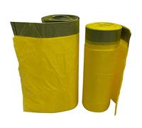 Bolsas de basura amarillas 70 l con cordón de 5 rollos