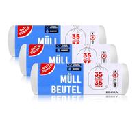 Bolsas de basura buenas y baratas 35 L (35 unidades) - 3 unidades - Resistente a la rotura y a los líquidos - (3 x 35 unidades)