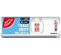 Bolsas de basura con asa, 20 bolsas de 50 l