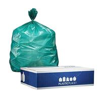 Bolsas de basura de colores, 40-45 Gallon, 1.2 Mil, Verde, 1