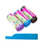 Bolsas de basura de plástico portátiles Bolsas de basura Bolsas de basura Bolsas de basura para baño Cocina Sala de estar 10L Cubo de basura Multi colores 100pcs / paquete